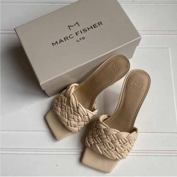 NWT Marc Fisher DRAYA SQUARE TOE Heel Size 7.5 - Picture 5 of 8